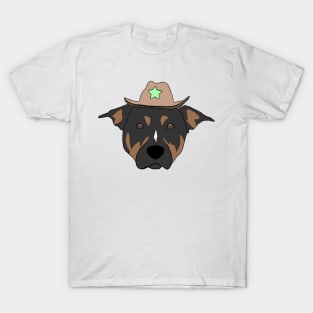 Dog wearing cowboy hat T-Shirt